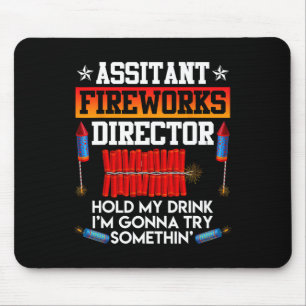 Independence Day Istant Fireworks Director Usa Par Mouse Pad