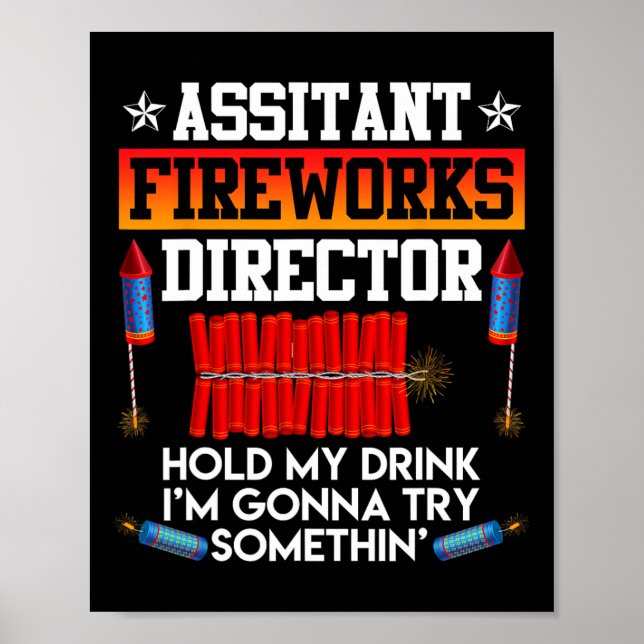 Independence Day Istant Fireworks Director Usa Par Poster (Front)