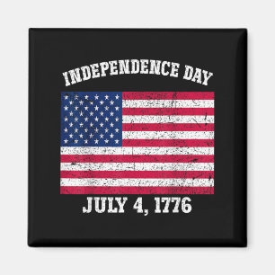 Independence Day July 4 1776 American Flag 4th of Magnet