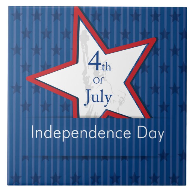 Independence Day July 4 (1) Tile (Front)