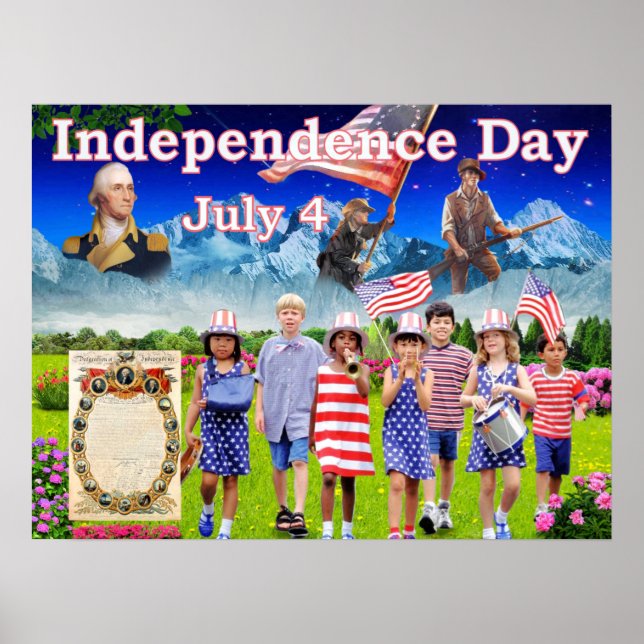 Independence Day july 4 4th of july fourth of july Poster (Front)