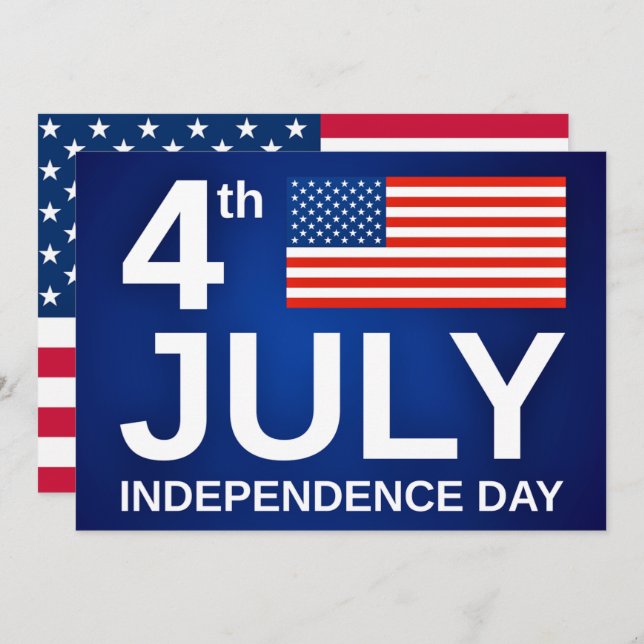 Independence Day - July 4th - USA Flag - Patriotic (Front/Back)