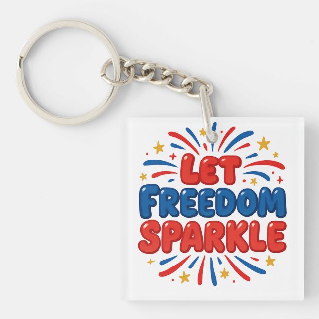 Independence day key ring (Front)