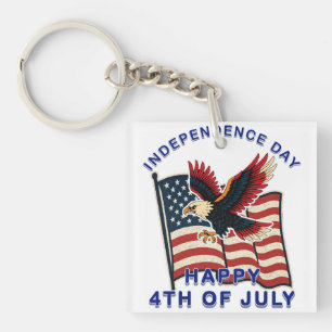 Independence day key ring
