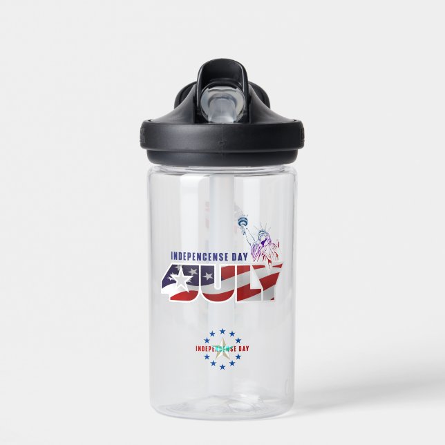 Independence Day | Kids Water Bottle (Front)