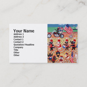 Independence Day Labradors Business Card