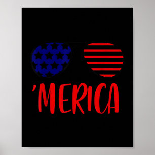 Independence Day Merica Memorial Day  Poster