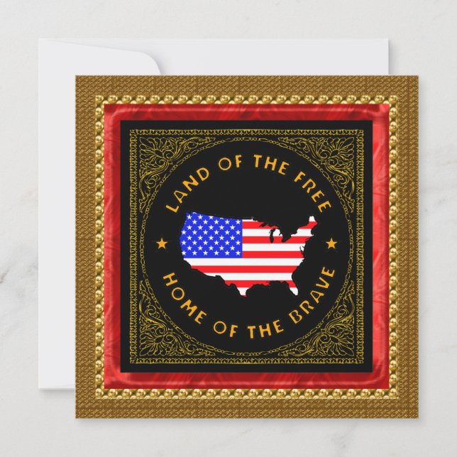 Independence Day Party Invitation (Front)