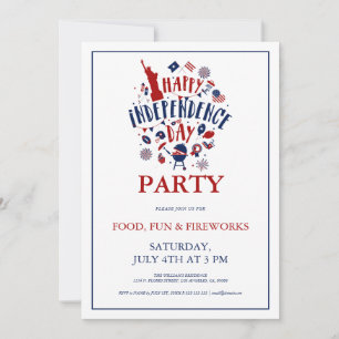 Independence Day Party Invitation