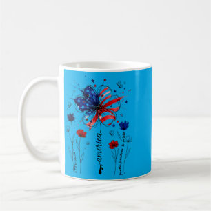 Independence Day Patriotic Aamerican Flag Usa Coffee Mug
