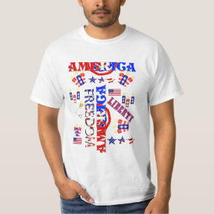 Independence Day Pattern T-Shirt