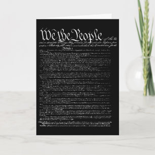 Independence Day Preamble Of The Constitution We T Card
