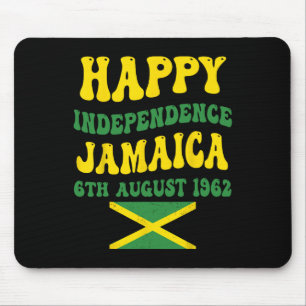Independence Day Proud Jamaican Flag 6th August 19 Mouse Pad