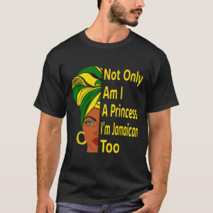 Independence Day Proud Jamaican Women Melanin  T-Shirt