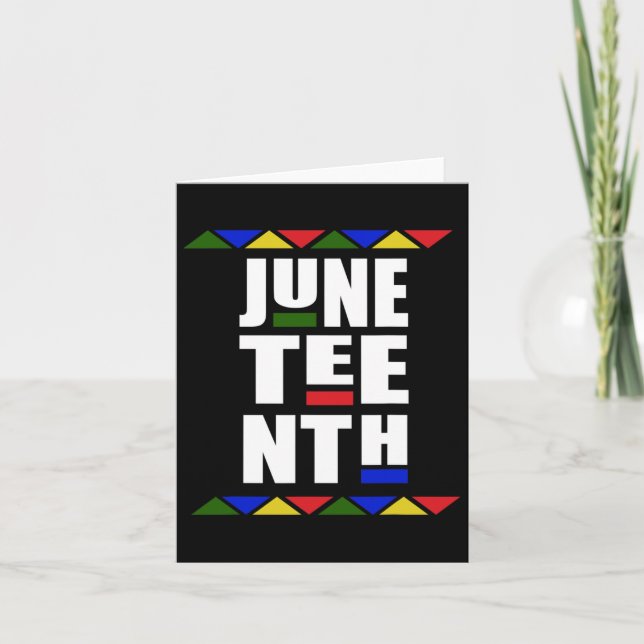 Independence Day Retro Celebration  Card (Front)