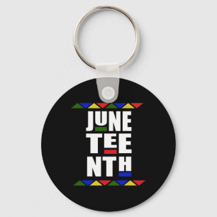 Independence Day Retro Celebration Key Ring