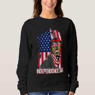 Independence Day Rottweiler Flag 4th July Sweatshirt