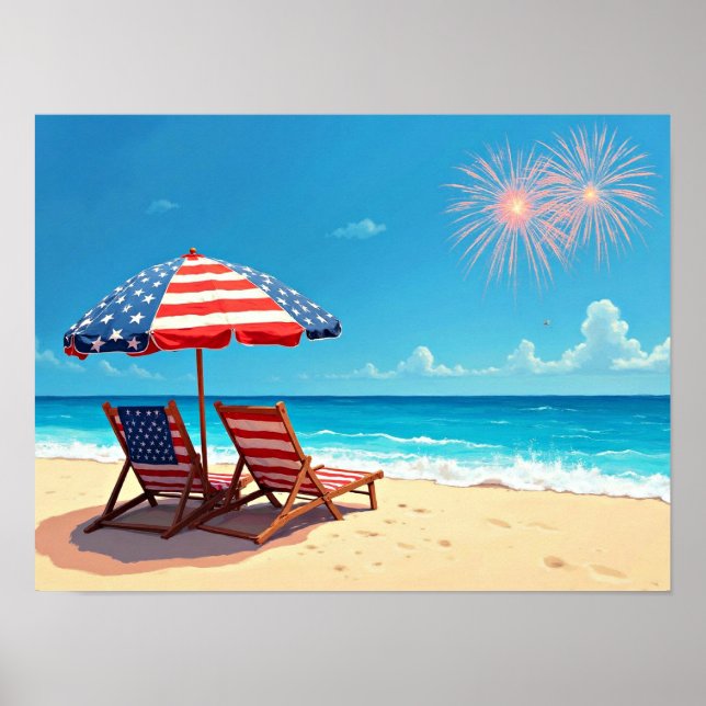 Independence Day, Sun Loungers, Poster (Front)