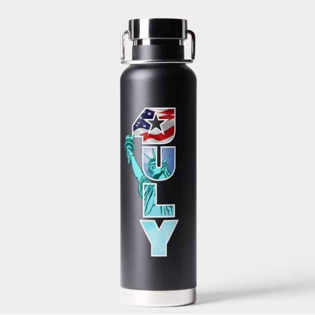 Independence Day | Thor Copper Vacuum Insulated Water Bottle (Back)