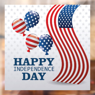 Independence Day Window Cling