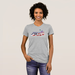 Independence Day Women Slim Fit T-Shirt