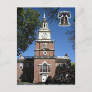 Independence Hall and Liberty Bell, PA Postcard