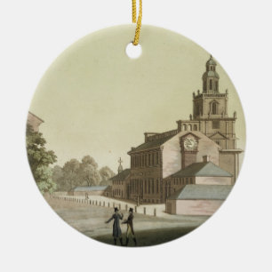 Independence Hall, Philadelphia, Pennsylvania, fro Ceramic Tree Decoration