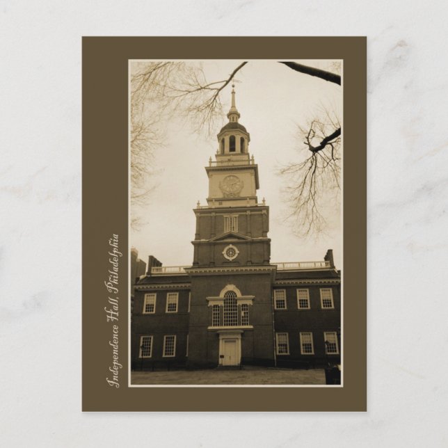 Independence Hall Postcard (Front)