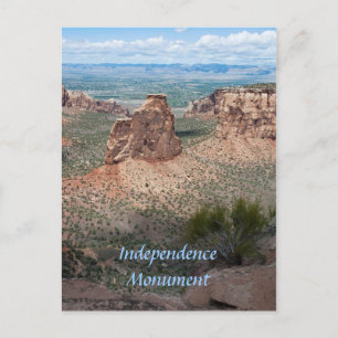 Independence Monument and the Grand Valley Postcard