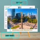 Independence Monument with Skyline Mexico City