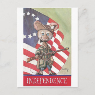 Independence Mouse Postcard