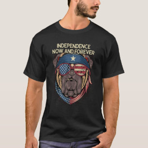 Independence Now and Forever 4th of July American T-Shirt