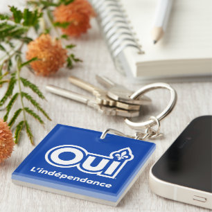 Independence of Quebec YES Key Ring