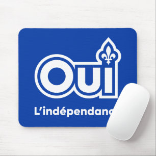 Independence of Quebec YES Mouse Pad