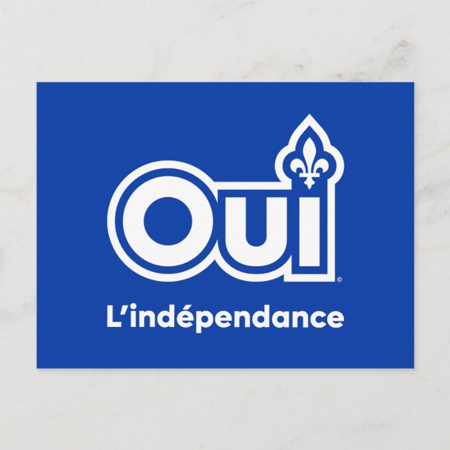 Independence of Quebec YES Postcard (Front)