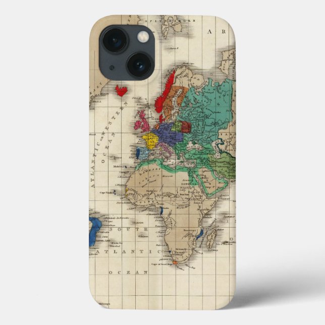 Independence of The United States 1783 AD Case-Mate iPhone Case (Back)