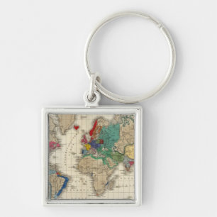Independence of The United States 1783 AD Key Ring