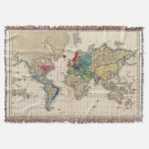 Independence of The United States 1783 AD Throw Blanket