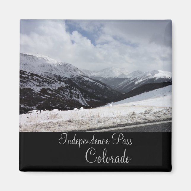 Independence Pass Colorado Magnet (Front)