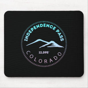 Independence pass elevated colorado mountain fade mouse pad