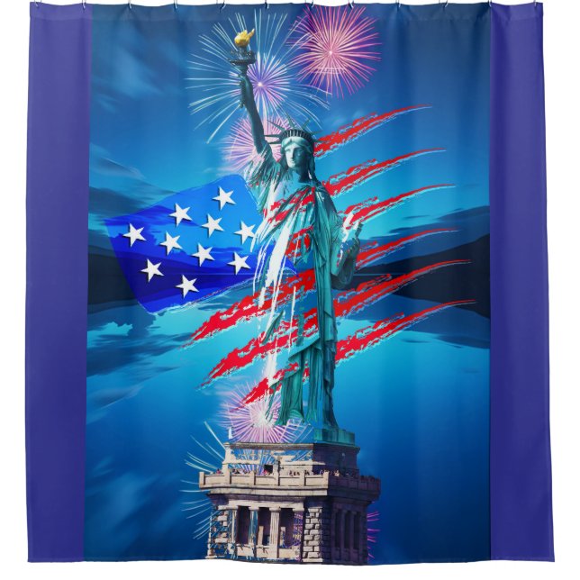 INDEPENDENCE SHOWER CURTAIN (Front)