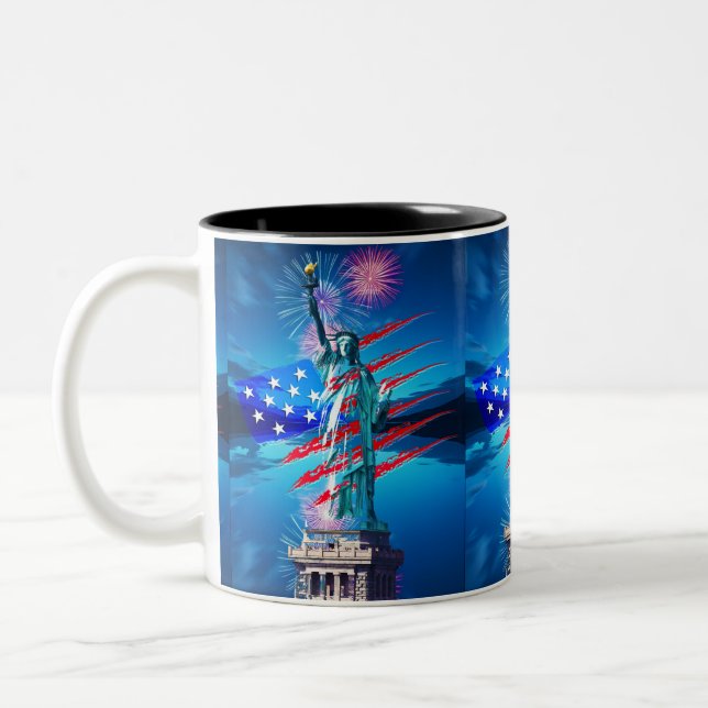 INDEPENDENCE Two-Tone COFFEE MUG (Left)