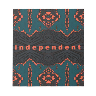 Independent and proud notepad