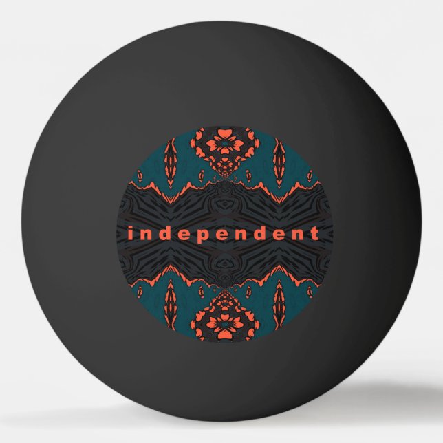 Independent and proud ping pong ball (Front)