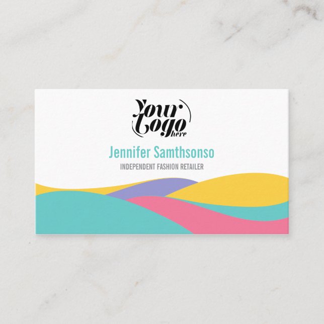 Independent Fashion Retailer Approved Colour Business Card (Front)