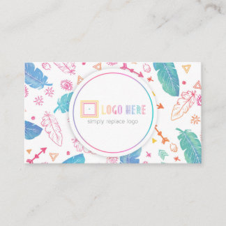 Independent Fashion Retailer Business Cards Boho