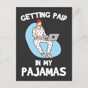 Independent Freelancer Own Boss self employed Postcard