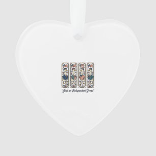 Independent Goose Patriotic Vintage T-Shirt Design Ornament