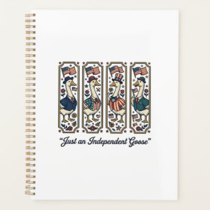 Independent Goose Patriotic Vintage T-Shirt Design Planner
