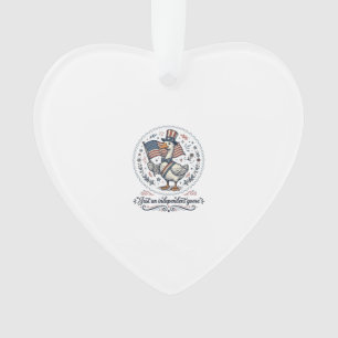 Independent Goose Vintage Patriotic Shirt Design ( Ornament